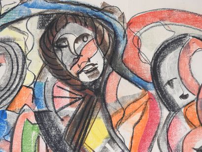 Charles ORTEGA (1925-2006).
Composition aux...