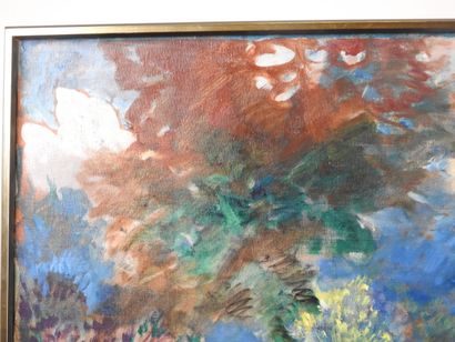 Jean Pierre FAVRE (1933-2020).
La forêt.
Huile...