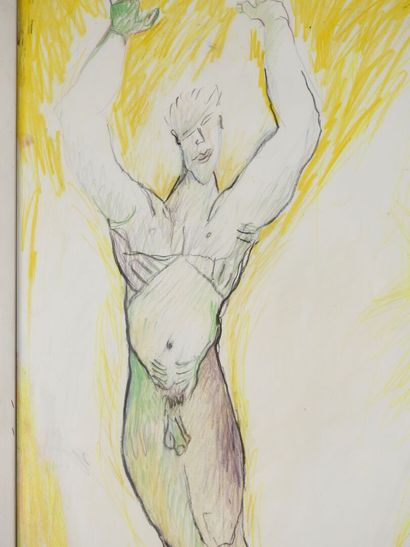 Patrick LANNEAU (1951).
Dessin au crayon...