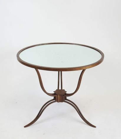 René DROUET (1899-1993).
Table basse circulaire...