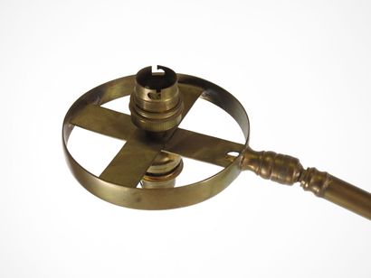 Lampadaire articulé à balancier, le fût en...