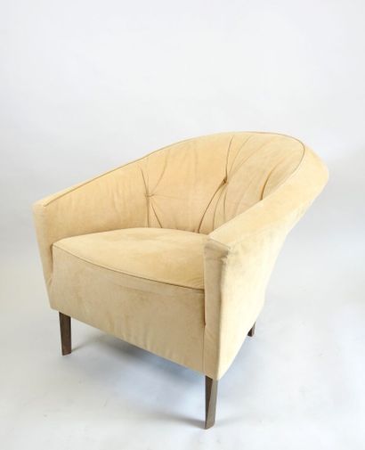 LIGNE ROSET éditeur, XXe.
Fauteuil modèle...