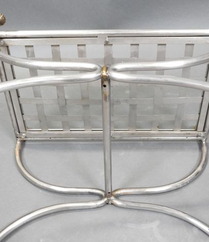Maison JANSEN, dans le goût de. 
Tabouret...