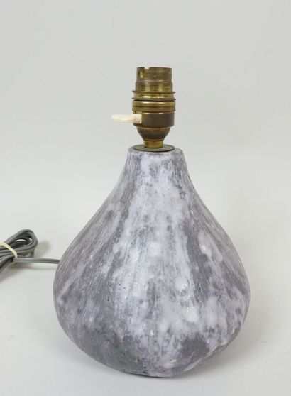 Pied de lampe en céramique de forme libre...
