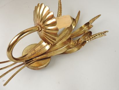 Paire d'appliques à un bras de lumière en...