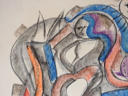 Charles ORTEGA (1925-2006).
Composition aux...