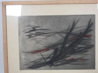 SPINGER (?), (XXe).
Composition aux lignes...