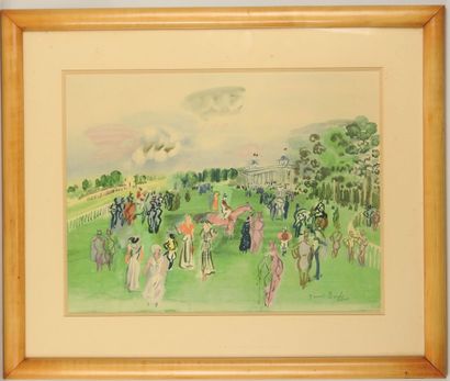 Raoul DUFFY (1877-1953), d'après.
Champs...