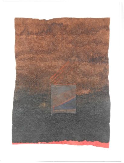 Michèle COUTIER (1936).
Composition abstraite....