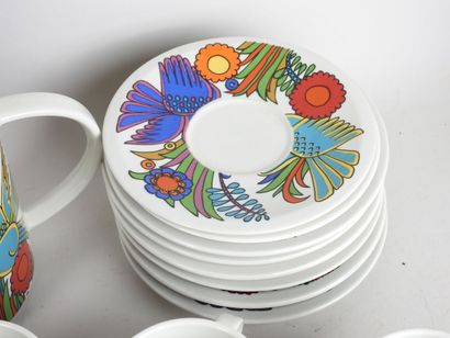 VILLEROY & BOCH, modèle ACAPULCO (1960).
Lot...