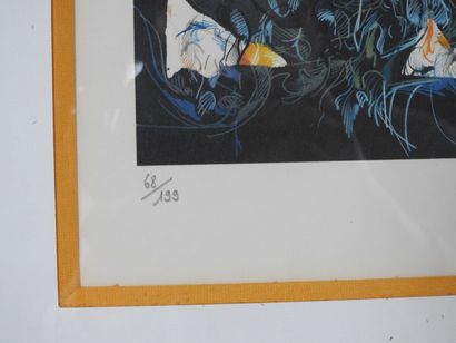Raymond MORETTI (1931-2005).
Amsterdam.
Lithographie...