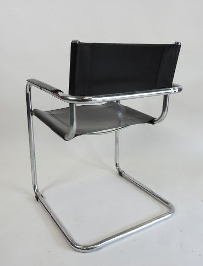 Marcel BREUER (1902-1981), dans le goût de.
Fauteuil...