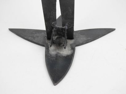 Coq chantant.
Sculpture en fer forgé.
Travail...