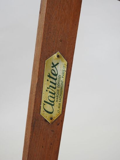 CLAIRITEX, XXe.
Chaise longue de paquebot...