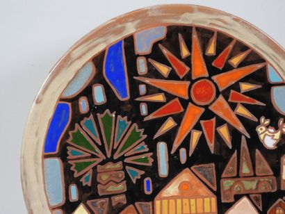 Martine AZEMA (née en 1945) à VALLAURIS....
