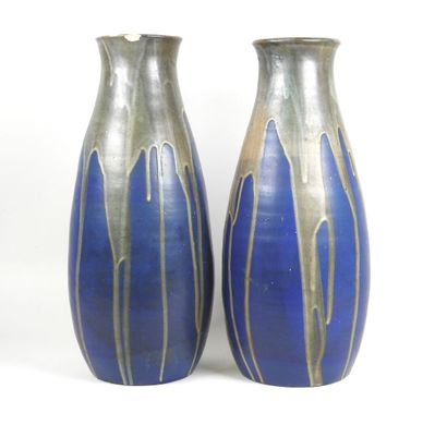 Léon POINTU (1879-1942).
Paire de vases signés...