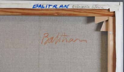 Jean-Jacques BALITRAN (1930).
Éclaircie bleue.
Huile...