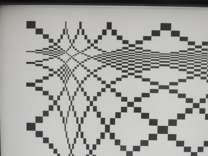 Léo WEIL (XXe).
Optique.
Lithographie signée...