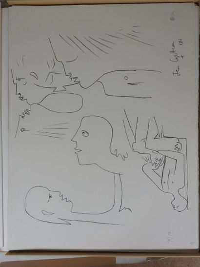 Jean COCTEAU. Lithographies. 25 Lithographies...