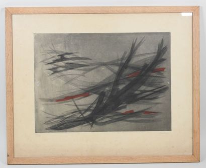 SPINGER (?), (XXe).
Composition aux lignes...