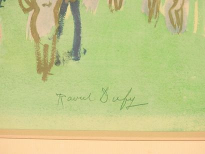 Raoul DUFFY (1877-1953), d'après.
Champs...