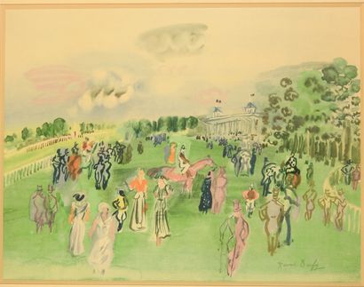 Raoul DUFFY (1877-1953), d'après.
Champs...