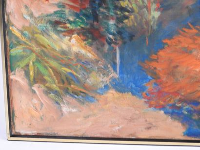 Jean Pierre FAVRE (1933-2020).
La forêt.
Huile...