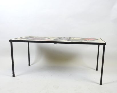 Juliette BELARTI (XXe).
Table basse rectangulaire,...