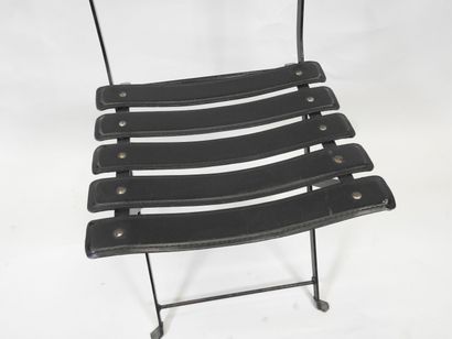 PAQUEBOT FRANCE/NORWAY.
Suite de quatre chaises...