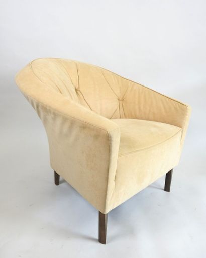 LIGNE ROSET éditeur, XXe.
Fauteuil modèle...