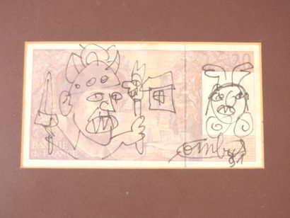 Robert COMBAS (né en 1957).
Dessin sur impression...