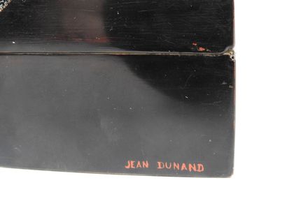 Jean DUNAND (1877-1942).
Boite rectangulaire...