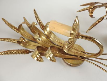 Paire d'appliques à un bras de lumière en...