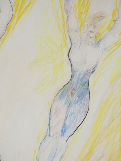 Patrick LANNEAU (1951).
Dessin au crayon...
