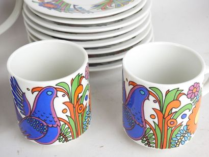 VILLEROY & BOCH, modèle ACAPULCO (1960).
Lot...