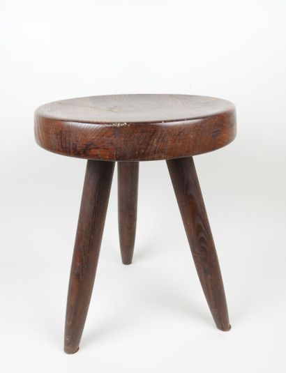 Charlotte PERRIAND (1903-1999).
Tabouret...