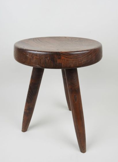 Charlotte PERRIAND (1903-1999).
Tabouret...