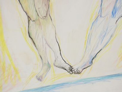 Patrick LANNEAU (1951).
Dessin au crayon...