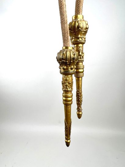 France, 2nd Empire (1852-1870).
Pair of Imperial...