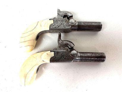 Belgium, circa 1840.
Fine pair of Liège-made...