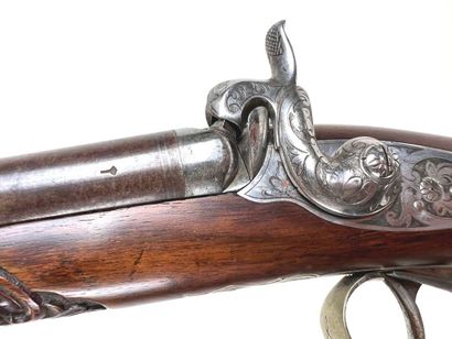 Belgium, circa 1840.
Fine double-barrel percussion...