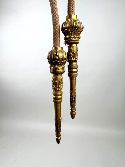France, 2nd Empire (1852-1870).
Pair of Imperial...