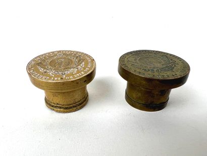 France, 2nd Empire (1852-1870).
Set of two...