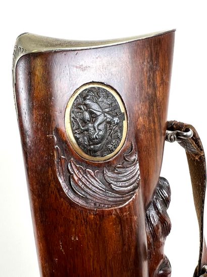 Belgium, circa 1840.
Fine double-barrel percussion...