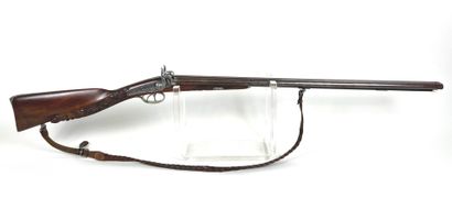 Belgium, circa 1840.
Fine double-barrel percussion...