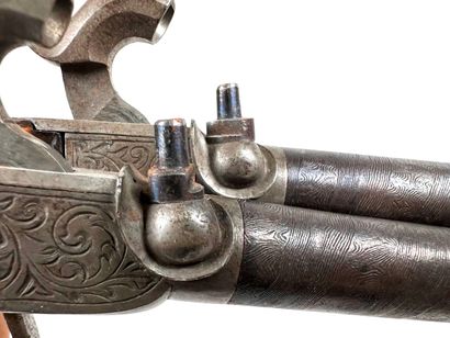 Belgium, circa 1840-50.
Pair of small percussion,...