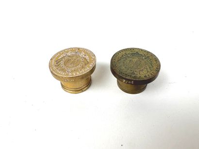 France, 2nd Empire (1852-1870).
Set of two...