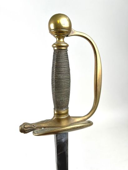 France, Restoration (1814-1830).
Épée d'officier...