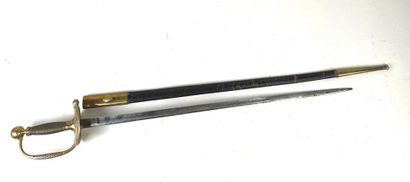 France, Restoration (1814-1830).
Épée d'officier...