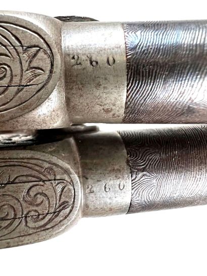 Belgium, circa 1840-50.
Pair of small percussion,...